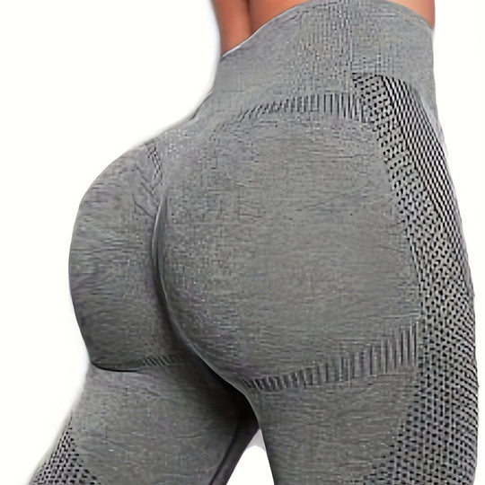 Damen Sport-Leggings mit hohem Bund und atmungsaktivem Design EB