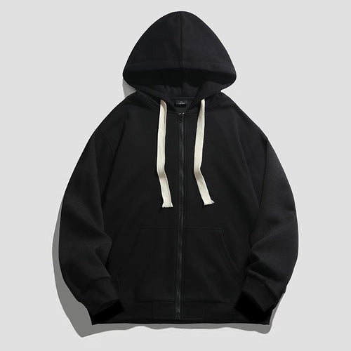 Damen warme Kapuzenjacke mit durchgehendem Reißverschluss und großzügigen Taschen EB