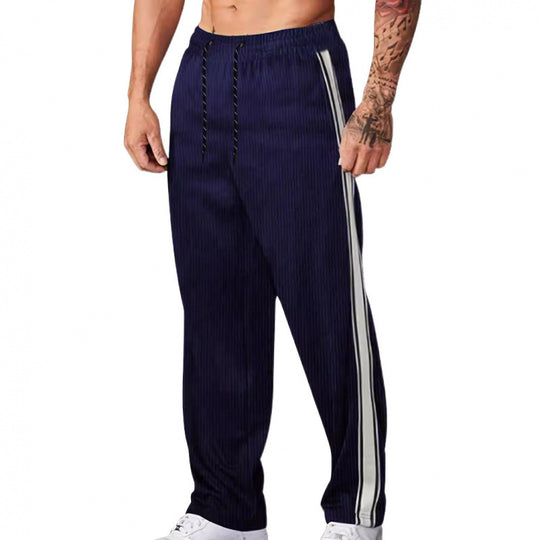 Herren Sportliche Freizeithose mit seitlichen Streifen EB