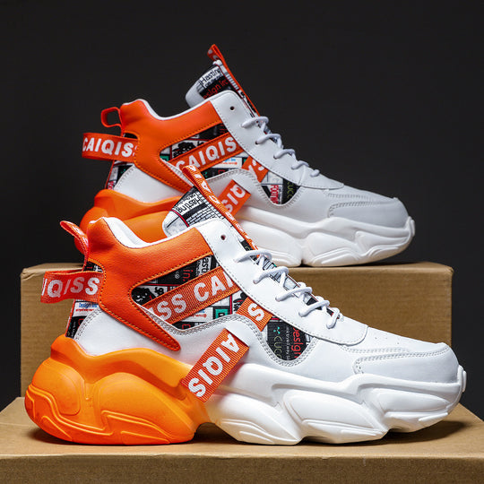 Damen Modische und sportliche High-Top Sneakers mit innovativem Design EB