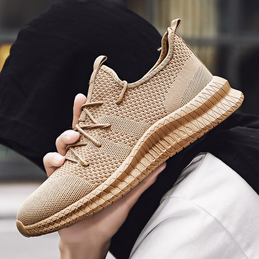 Damen Atmungsaktive Laufsneaker mit flexiblem Strickdesign EB