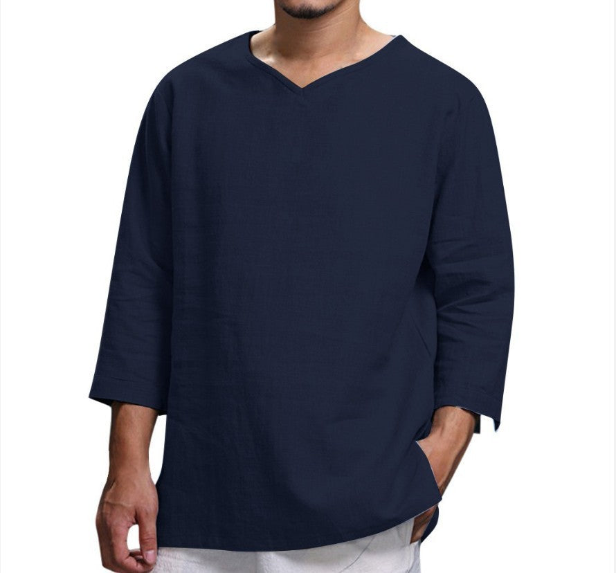 Herren Leichte Leinenbluse EB