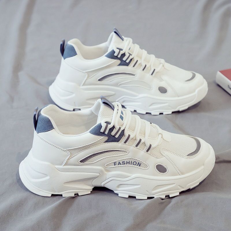 Damen Sportliche Lifestyle Sneakers mit atmungsaktiver Mesh-Oberfläche und dämpfender Sohle EB