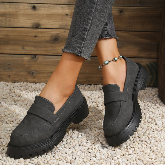 Damen Chunky Loafers mit robustem Profil und elegantem Obermaterial EB