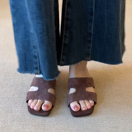 Damen Modische Mules mit Komfortsohle EB