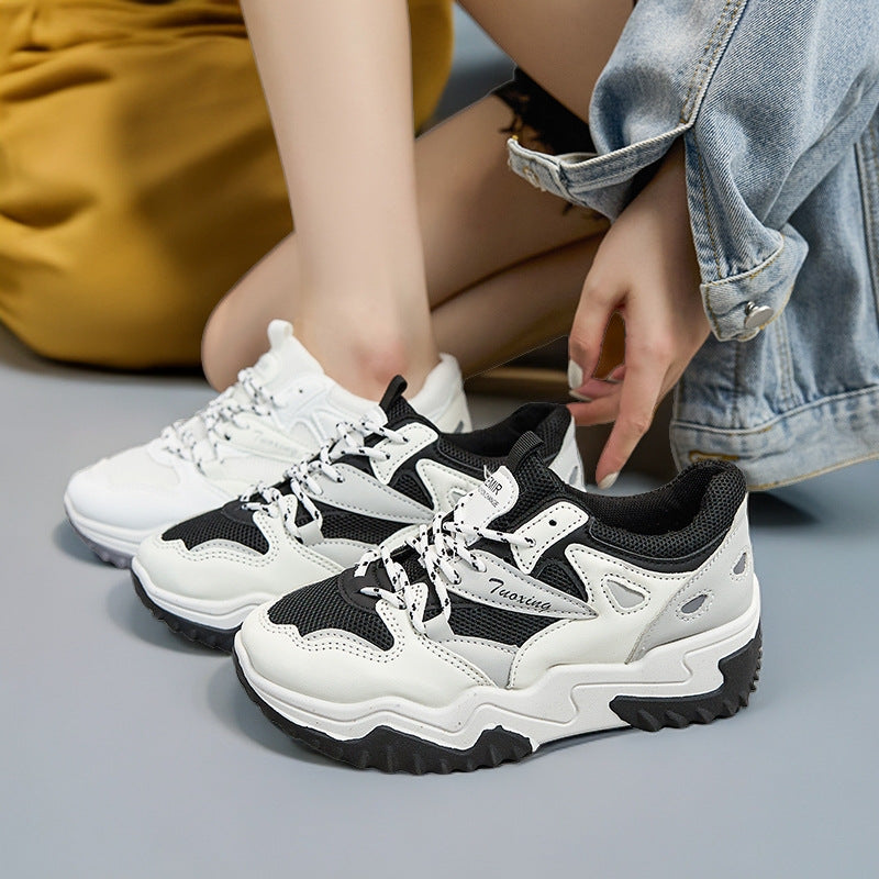 Damen Lifestyle Sneakers mit atmungsaktivem Mesh und rutschfester Sohlenkonstruktion EB