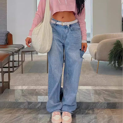 Damen lockere Jeans EB
