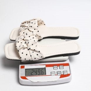 Damen modische Riemchen-Sandalen mit komfortablem Schleifen-Design EB