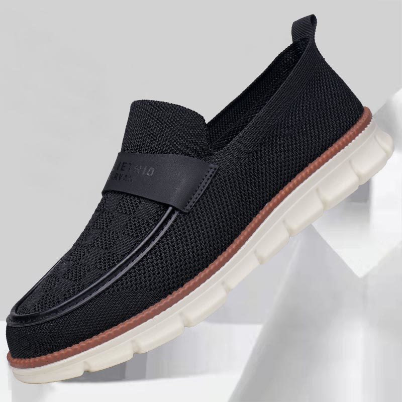 Damen Atmungsaktive Slip-On Sneakers mit flexibler Sohle EB