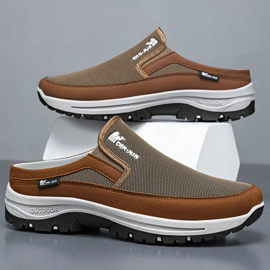 Herren nan atmungsaktiver Outdoor Clog-Slipper mit Memory-Fußbett EB
