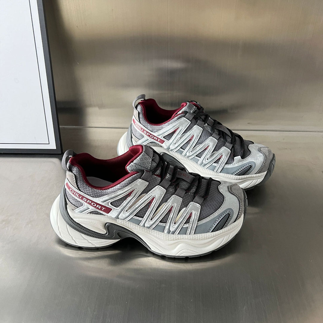 Damen Sportliche Lifestyle-Sneaker mit atmungsaktiven Mesh-Einsätzen und dämpfendem Fußbett EB