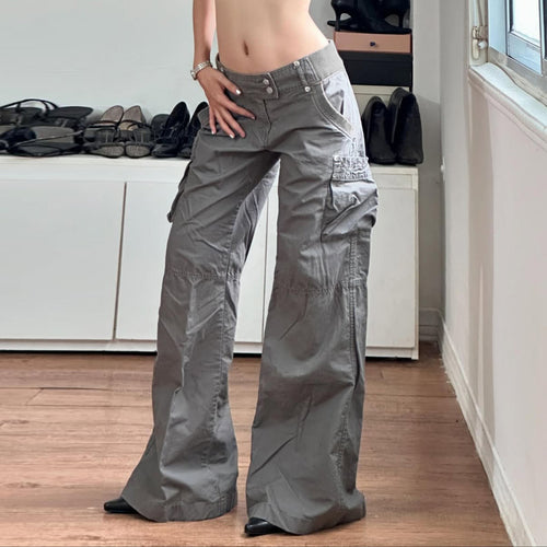 Damen Cargo-Hose mit weitem Schnitt und praktischen Seitentaschen EB
