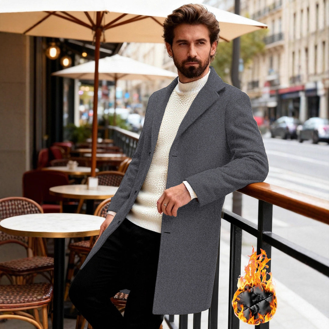Herren eleganter, klassischer Übergangsblazer EB
