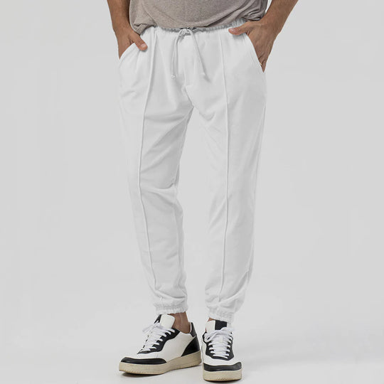 Herren Sportliche Freizeithose mit atmungsaktivem Gewebe und praktischen Seitentaschen EB