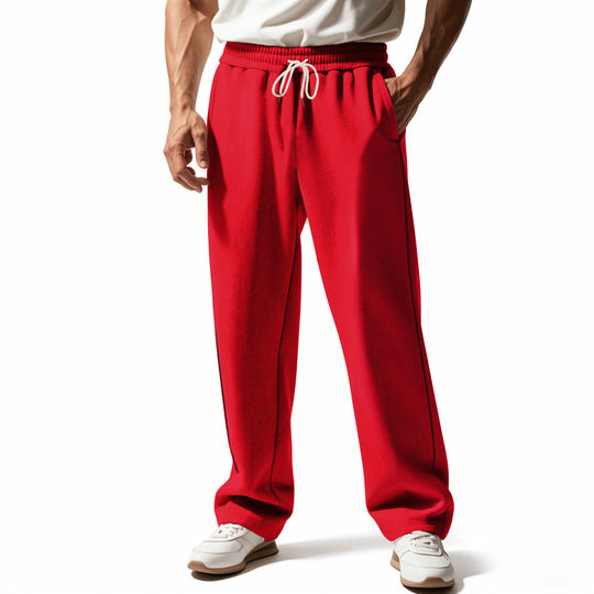 Herren nan locker sitzende Sweatpants mit seitlicher Ziernaht, elastischem Komfortbund und tiefen Eingrifftaschen EB