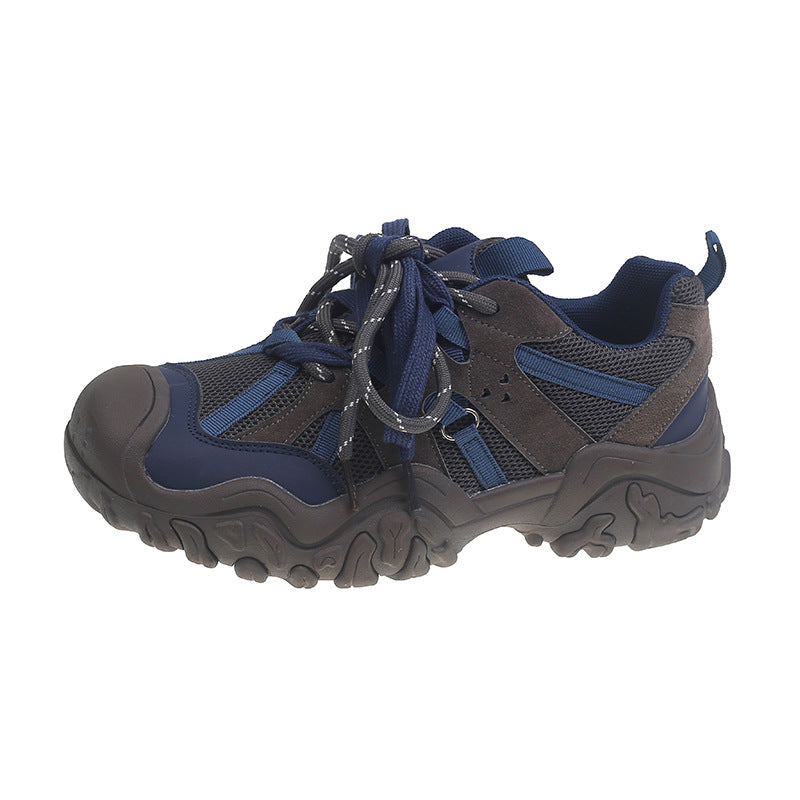 Damen Freizeit Sneakers mit atmungsaktiver Mesh-Oberfläche und robuster Gummisohle EB