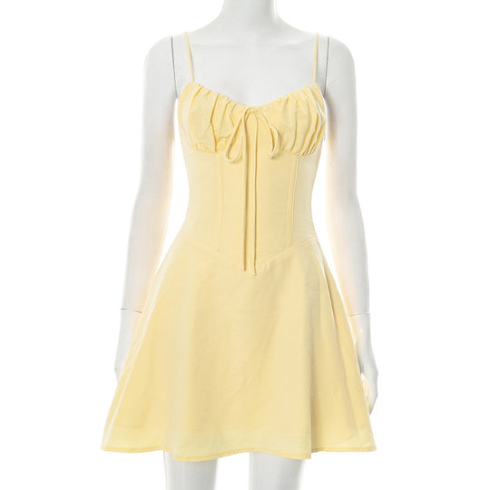 Damen Sommerkleid mit Rüschen-Detail und verspieltem Schnitt EB