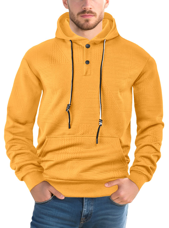 Herren Hoodie mit strukturiertem Design EB