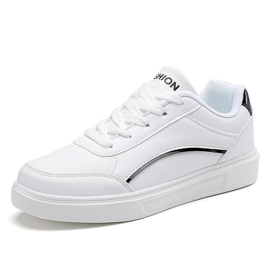 Damen Sneakers aus leichtem Kunstleder mit sportlichem Design EB
