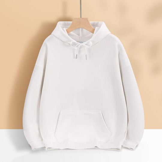 Damen nan oversized Kapuzenpulloverkleid mit Kängurutasche, verlängerter Silhouette und weichem French-Terry EB