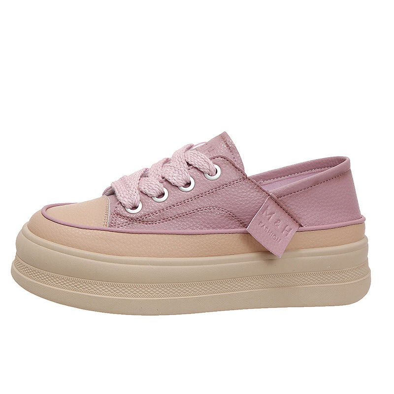 Damen Bequeme Sneaker mit Plateau-Sohle EB