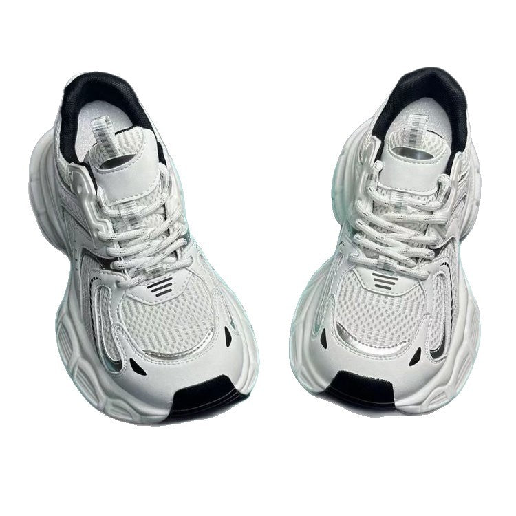 Damen Sportliche Sneakers mit atmungsaktivem Netz-Obermaterial und dämpfender Sohle EB