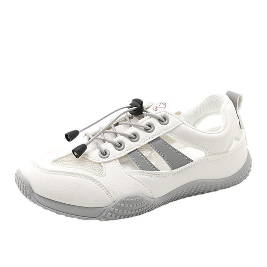 Damen modische und atmungsaktive Freizeitschuhe mit elastischem Schnürsystem EB