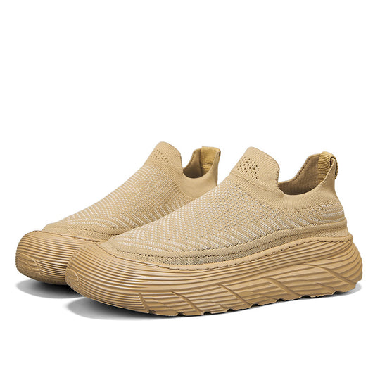 Damen Slip-On Sneakers mit atmungsaktiver Netzstruktur und flexiblem Sohlenprofil EB