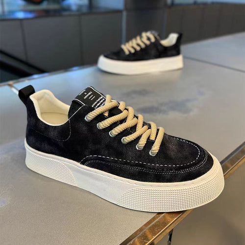 Damen sportliche Sneakers mit stabiler Sohle und modernem Design EB
