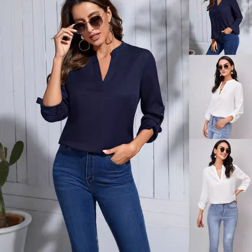 Damen Elegantes und modernes Blusenshirt EB