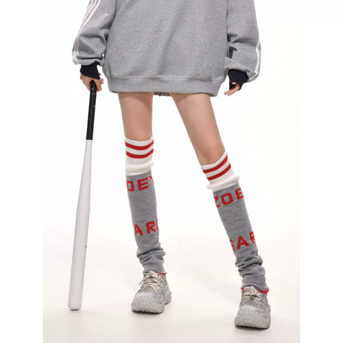 Damen nan sportliches Sweatshirtkleid im Oversize-Schnitt mit Kontraststreifen an den Ärmeln und geripptem Saum EB