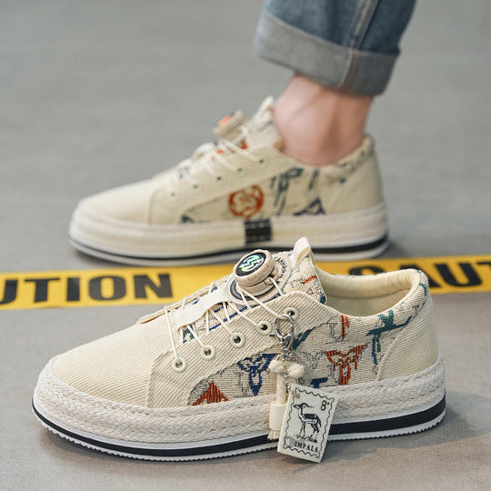 Damen modische Canvas Sneakers mit einzigartigem Design und Komfort EB