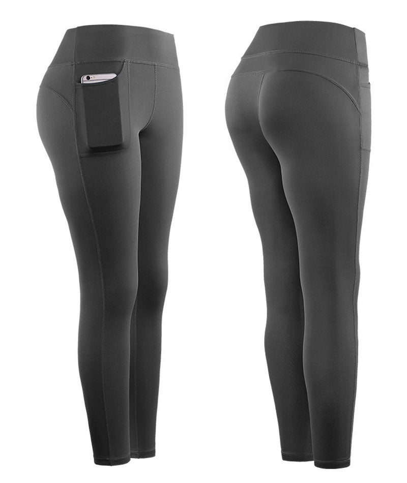 Damen Hochleistungs-Leggings mit praktischen Seitentaschen EB