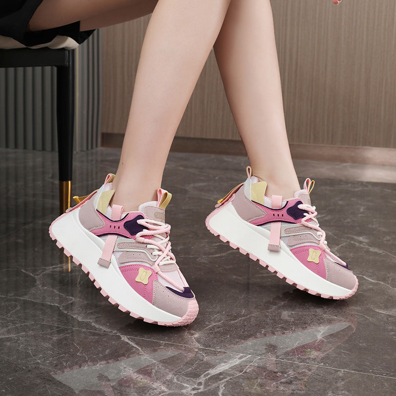 Damen modische Sneakers mit innovativem Design und atmungsaktivem Obermaterial EB