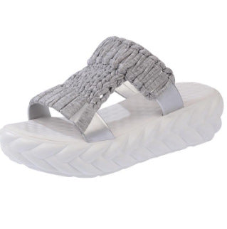 Damen Bequeme Kork-Sandalen mit innovativem Design und rutschfester Sohle EB