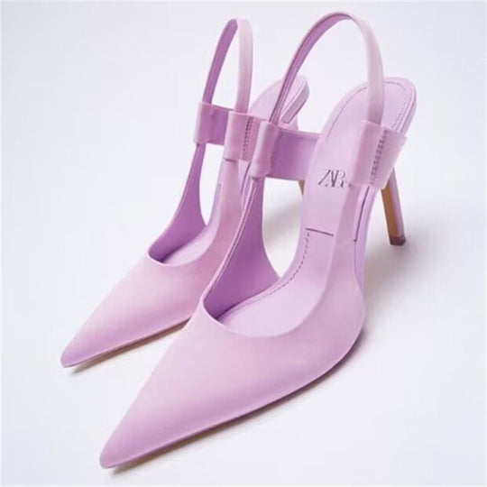 Damen Slingback-Pumps mit elegantem Spitzen-Design und modischem Riemensystem EB
