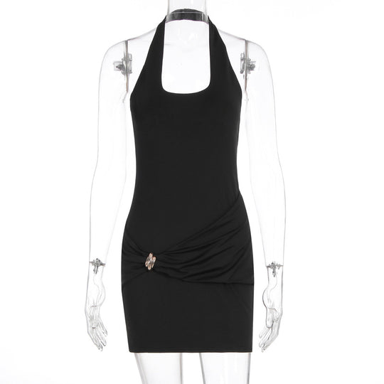 Damen Figurbetontes Kleid mit elegantem Bindedetail EB