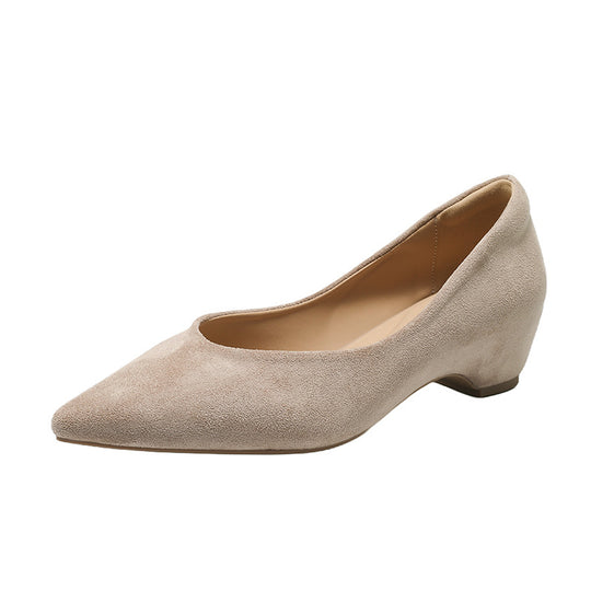 Damen elegante spitze Pumps mit metallic Oberfläche EB