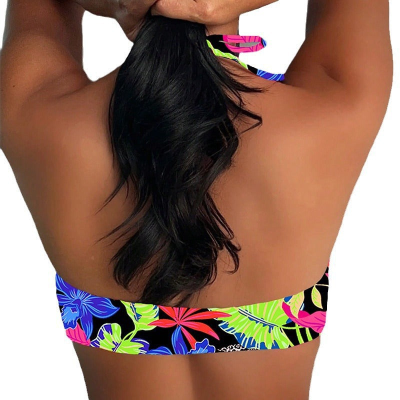 Damen Bandeau-Bikini mit modischem Wickeldetail EB