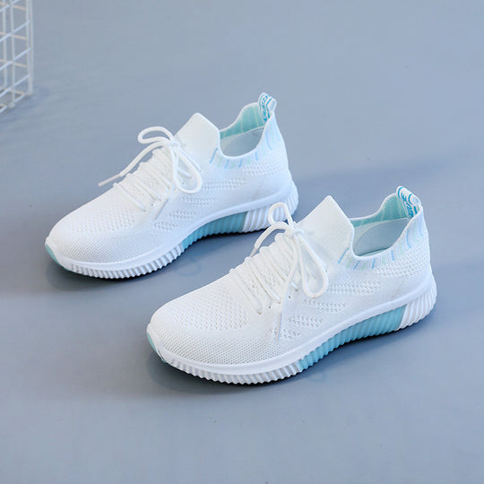 Damen Atmungsaktive Freizeit-Sneaker mit elastischem Einstieg und rutschfester Sohle EB