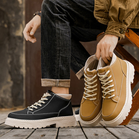 Damen Sportliche High-Top Sneakers mit gepolsterter Ferse und rutschfester Sohle EB