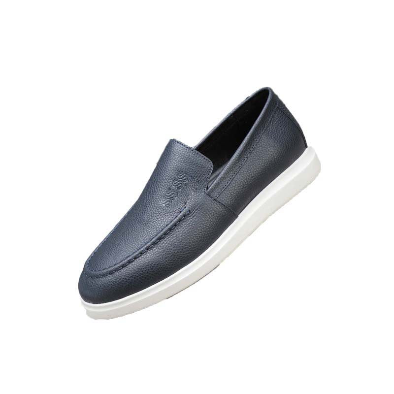 Damen Mokassin Slipper mit erstklassiger Ledervariante und rutschfester Sohle EB