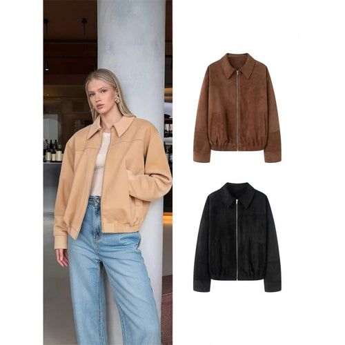 Damen lässige Echtjacke EB