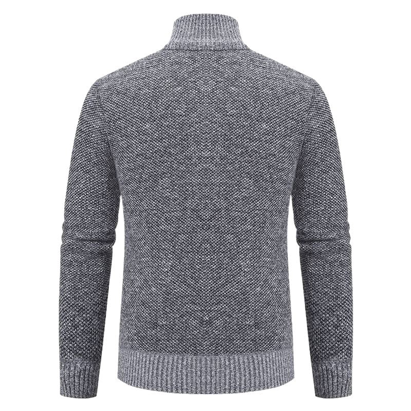 Herren Strickjacke mit modernen geometrischen Mustern EB