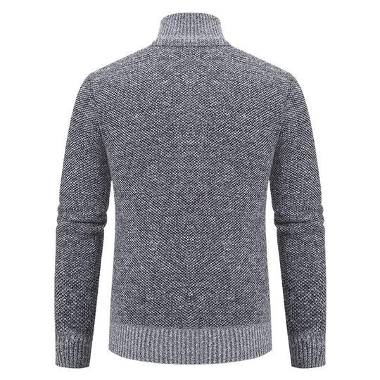 Herren Strickjacke mit modernen geometrischen Mustern EB