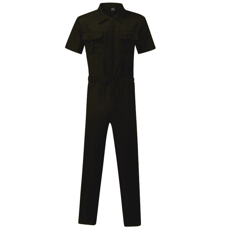 Damen Overall mit praktischen Taschen und elastischem Bund EB