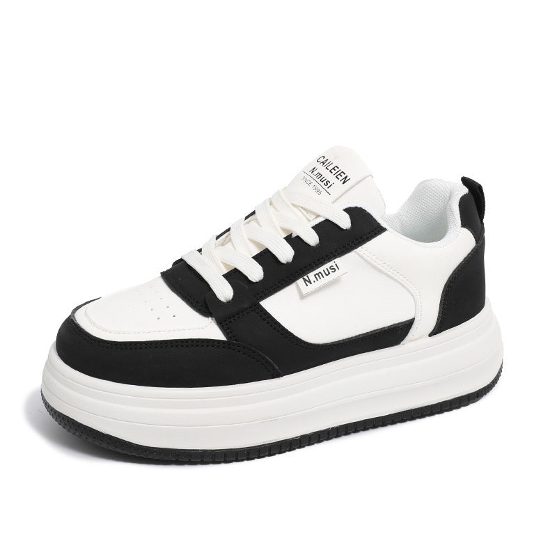 Damen Komfortable Plateausneaker mit dämpfender Sohle und atmungsaktivem Obermaterial EB