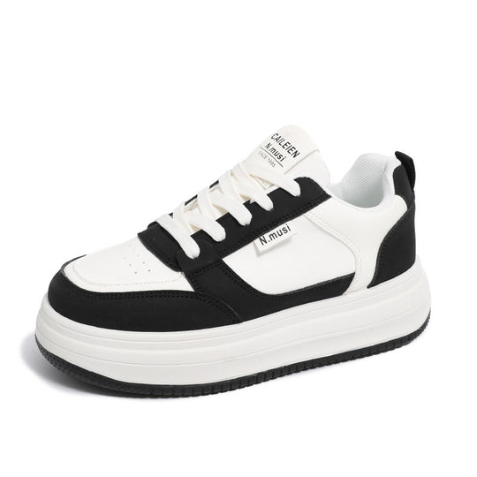 Damen Komfortable Plateausneaker mit dämpfender Sohle und atmungsaktivem Obermaterial EB