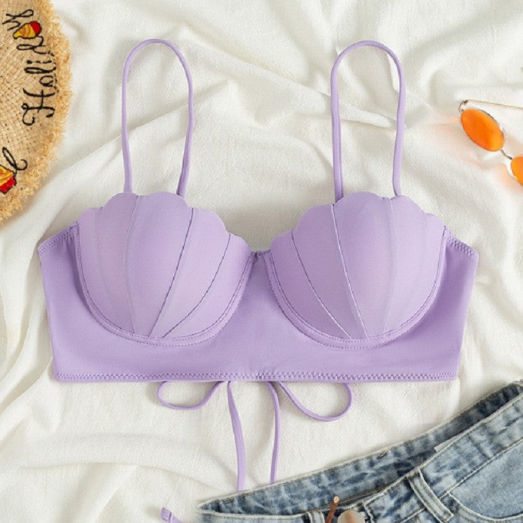 Damen Bikini-Oberteil mit elegantem Muschel-Design EB