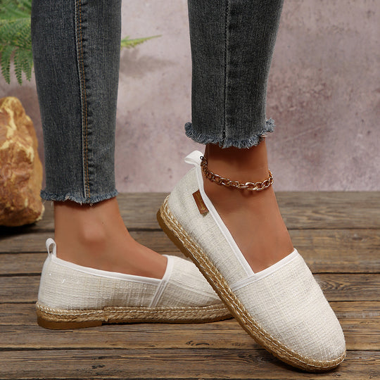 Damen Espadrilles mit rutschfester Sohle und anatomischem Fußbett EB